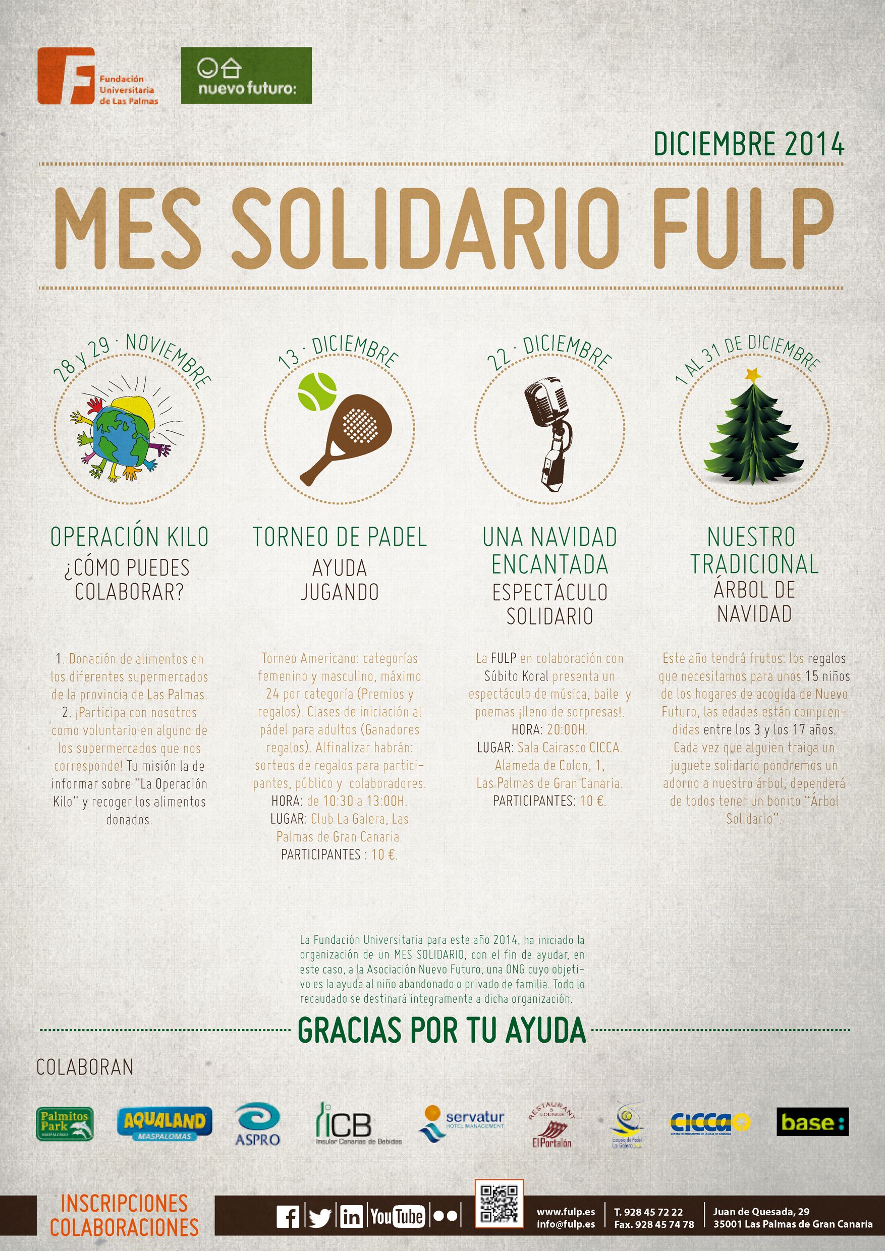 Cartel solidario FULP 2014