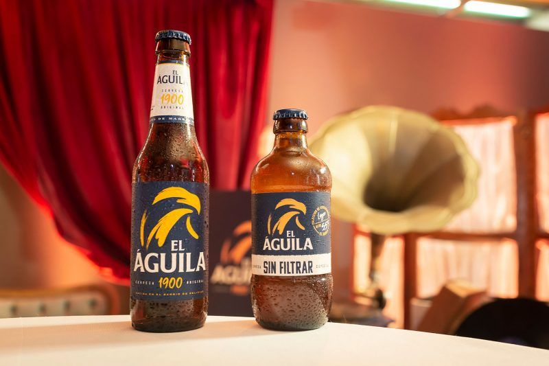 El Águila botellas